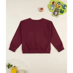 Sudadera de niña burdeos Best Friends Niña·Niña 2-10 Años|Niña 2-10 Años·Abrigos Y Plumíferos