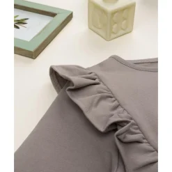 Sudadera marrón para niña con estampado de Minnie*Prenatal