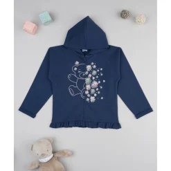 Sudadera niña azul con unicornio*Prenatal New