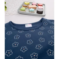 Sudadera niña azul margaritas*Prenatal Best