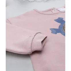 Sudadera niña rosa con estampado*Prenatal