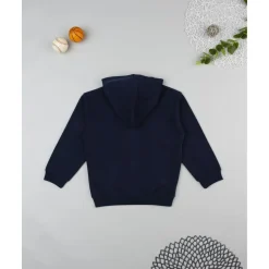 Sudadera niño azul con estampado en relieve*Prenatal