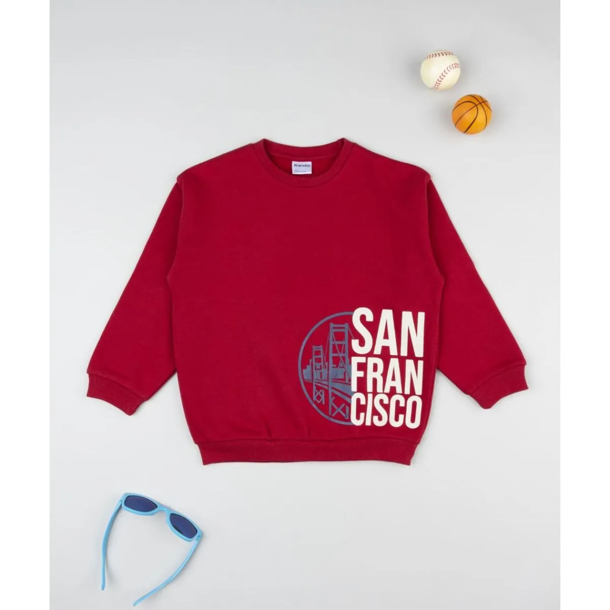 Online Sudadera niño burdeos “San Francisco” Niño·Niño 2-10 Años|Niño 2-10 Años·Abrigos Y Plumíferos