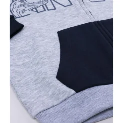 Sudadera niño gris/azul “Dinos” con capucha*Prenatal Online