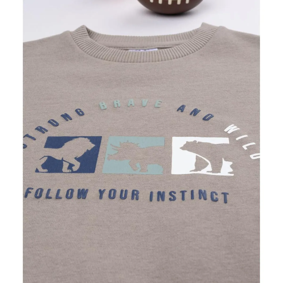 New Sudadera niño marrón dinosaurios Niño 2-10 Años·Abrigos Y Plumíferos|Niño·Niño 2-10 Años