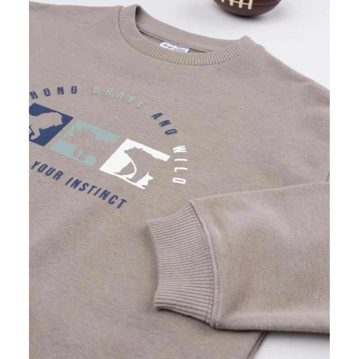 New Sudadera niño marrón dinosaurios Niño 2-10 Años·Abrigos Y Plumíferos|Niño·Niño 2-10 Años