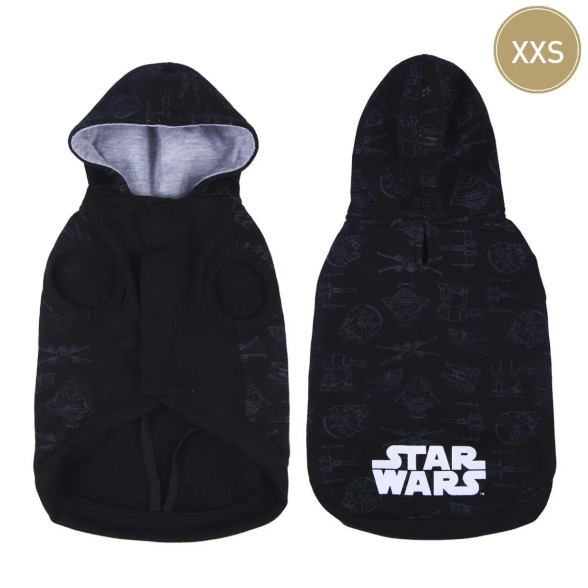 Best Sudadera para perro Cotton Brushed Darth Vader XXS Coleccionables Y Mini Mundos