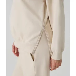 Sale Sudadera premamá crudo con bordado Premamá·Moda|Moda·Prendas De Punto