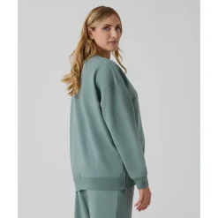 Sudadera premamá verde con bordado*Prenatal