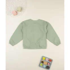 Sudadera verde “Love” para niña*Prenatal Sale