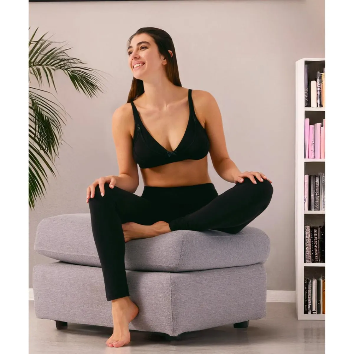 Sujetador de lactancia de jersey de algodón*Prenatal