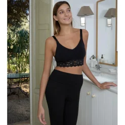 Outlet Sujetador de lactancia negro con encaje Íntimo Y Noche·Sujetadores Lactancia|Premamá·Íntimo Y Noche