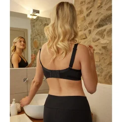 Clearance Sujetador de lactancia negro con estampado de lunares Íntimo Y Noche·Sujetadores Lactancia|Premamá·Íntimo Y Noche