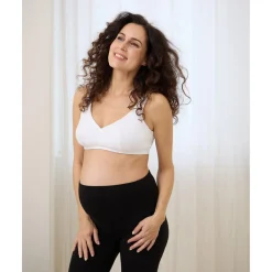 Online Sujetador de maternidad blanco sin aros Premamá·Íntimo Y Noche|Íntimo Y Noche·Sujetadores Embarazo