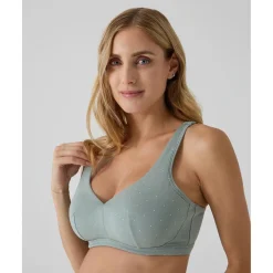 Sujetador premamá verde con lunares*Prenatal Outlet