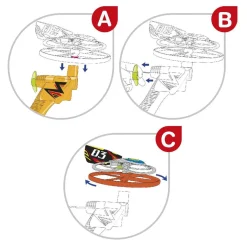 Hot Sun & Sport - Dron volador de cuerda Juguetes De Verano