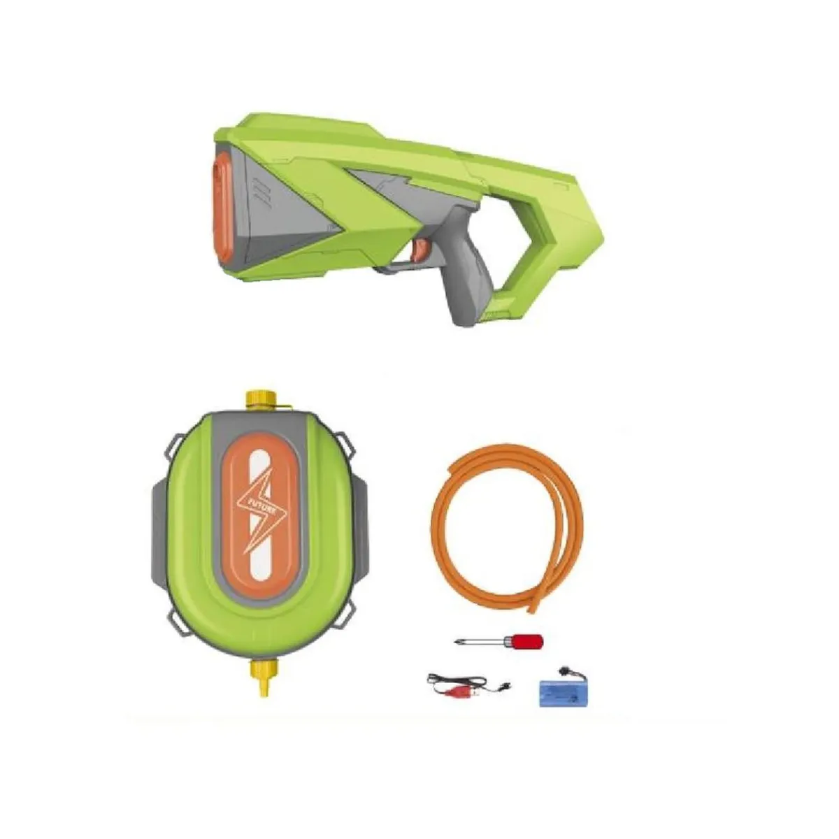 Sun & Sport - Lanzador Water Hit Future con mochila (varios colores)*SUN&SPORT Clearance