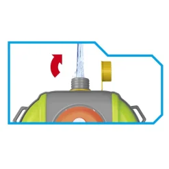 Sun & Sport - Lanzador Water Hit Future con mochila (varios colores)*SUN&SPORT Clearance