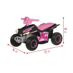 Sale Sun & Sport - Quad eléctrico rosa 6V Vehículos De Batería O A Pedales