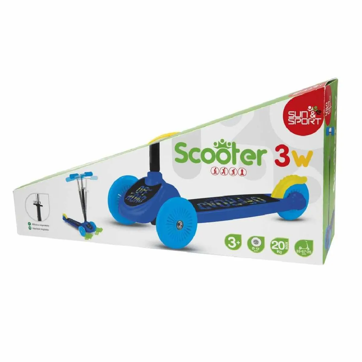 Sun & Sport - Scooter 3 ruedas azul*SUN&SPORT Clearance