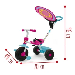 Best & Sport - Triciclo rosa Triky Go Motos Y Triciclos