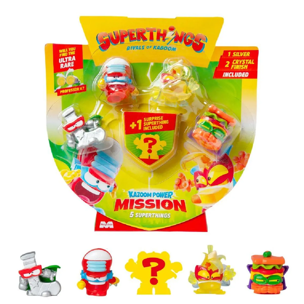 Hot SuperThings - Kazoom Power Mission - Pack de 5 (varios modelos) Figuras De Acción