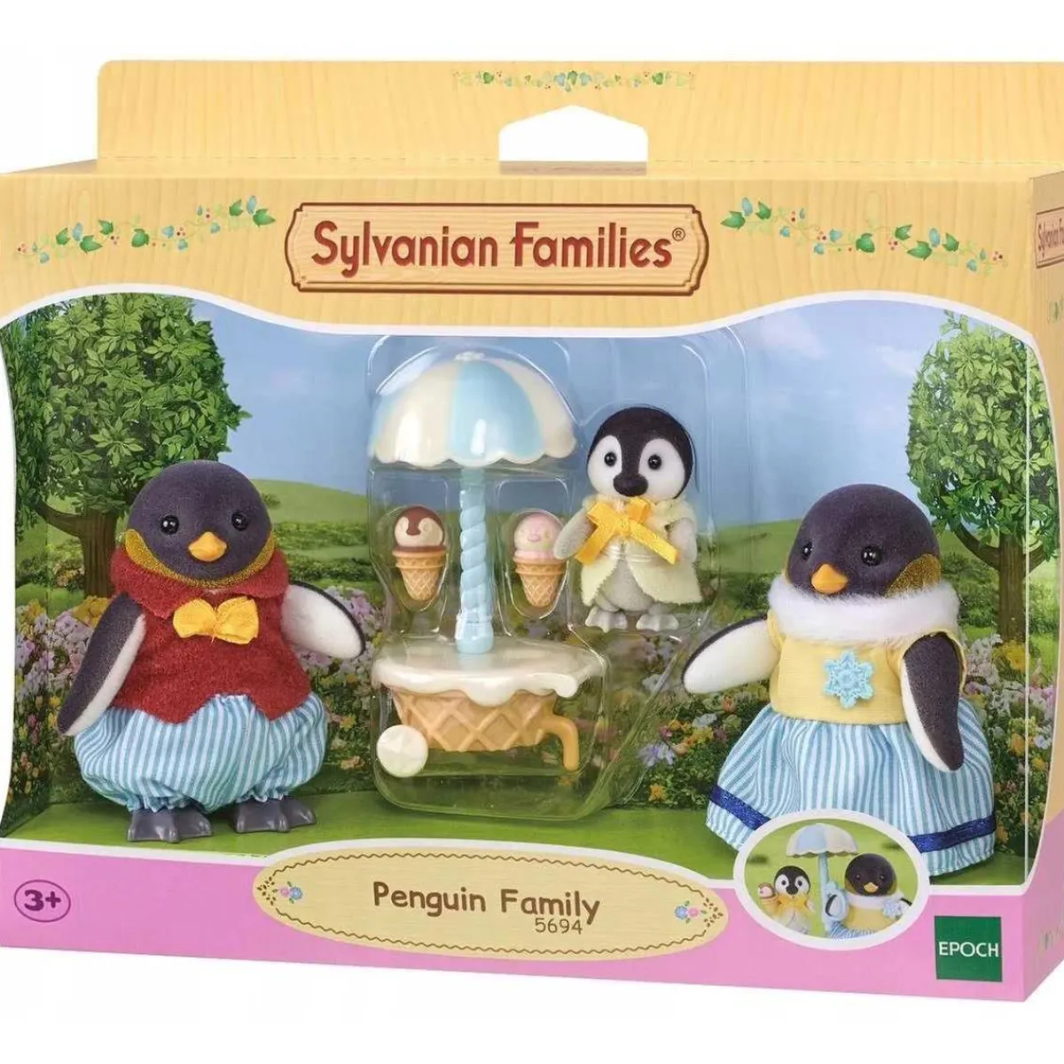 Sylvanian Families - Familia Pingüino: casa de muñecas y paseo familiar*EPOCH PARA IMAGINAR S.L. Discount