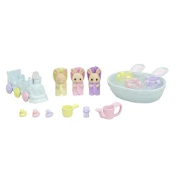 Sylvanian Families - Figura de juguete para la hora del baño de los trillizos - Casa de Muñecas ㅤ*EPOCH PARA IMAGINAR S.L. Discount