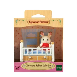 Sylvanian Families - Set Bebé Conejo Chocolate (Cama)*EPOCH PARA IMAGINAR S.L. New