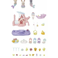 Sylvanian Families - Set de juguetes Castillo de Sirenas y Familias*EPOCH PARA IMAGINAR S.L.