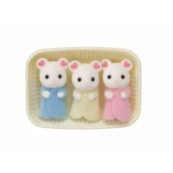 Hot Sylvanian Families - Trillizos Ratón Marshmallow juguete para imaginar Coleccionables Y Mini Mundos