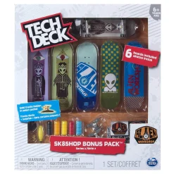 Best Tech Deck - Bonus Pack 6 Skates (varios modelos) Vehículos Y Circuitos