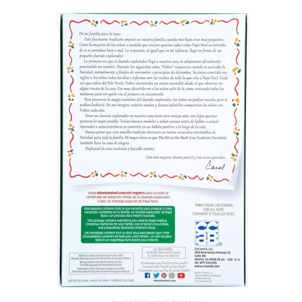 The Elf on The Shelf - Cuento y Muñeco Elf Chico*CEFA Sale