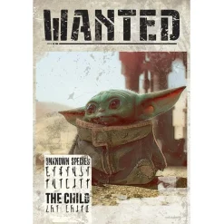 The Mandalorian - Baby Yoda - Póster Wanted Friki Zone|Merchandising