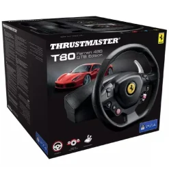 Hot Thrustmaster - Volante y Pedales T80 Ferrari 488 GTB para PS4/PC Videojuegos