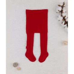 Tights rojas para niña con moñitos*Prenatal New