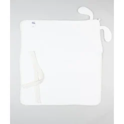 Toalla cuadrada blanca con conejito*Prenatal Sale