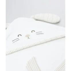 Toalla cuadrada blanca con conejito*Prenatal Sale