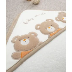 Toalla cuadrada de bebé con estampado de ositos*Prenatal Outlet