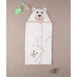 Toallita de Esponja Unisex "Osito"*Prenatal Clearance