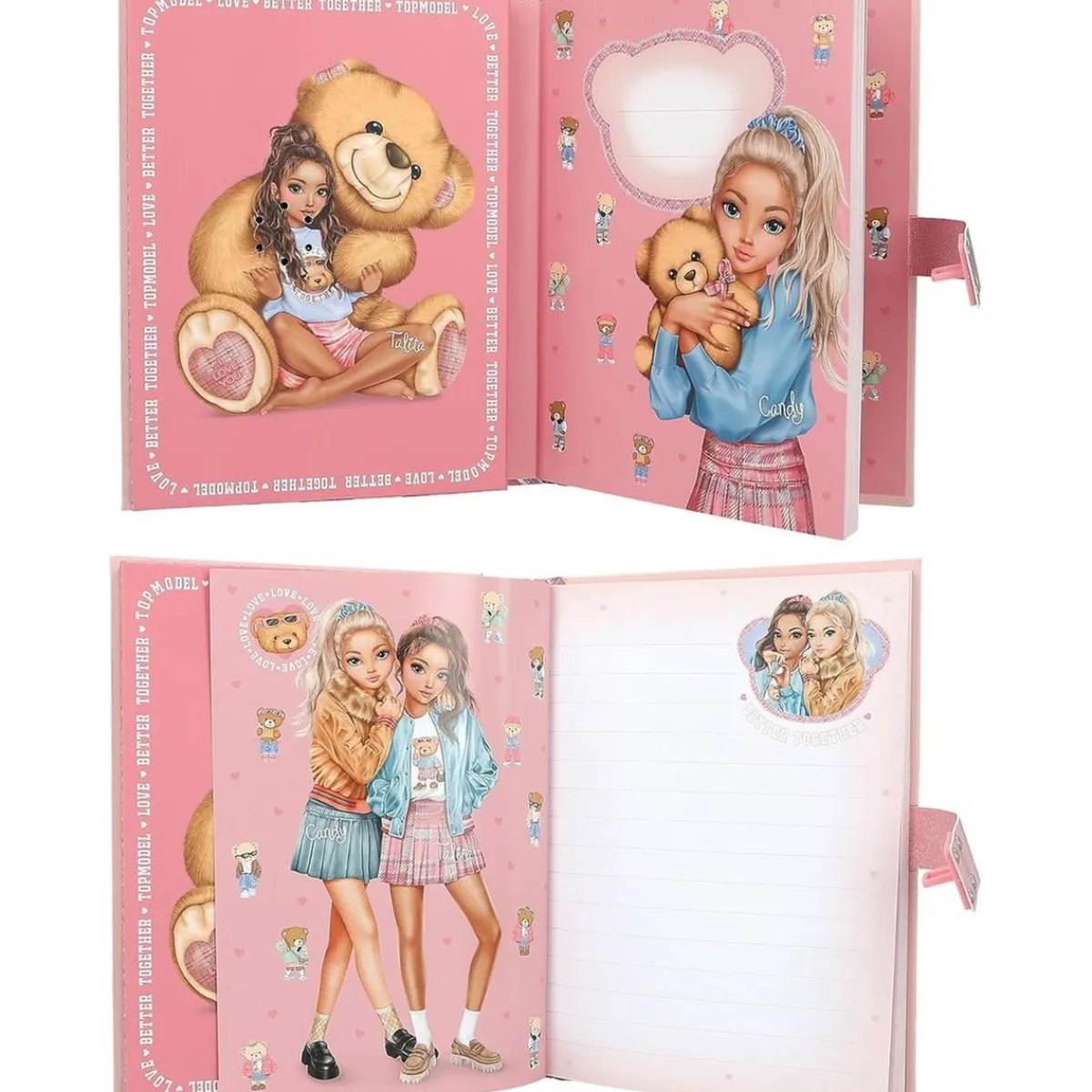 Discount Top Model - Diario con código secreto y sonido team teddy Estilo De Vida