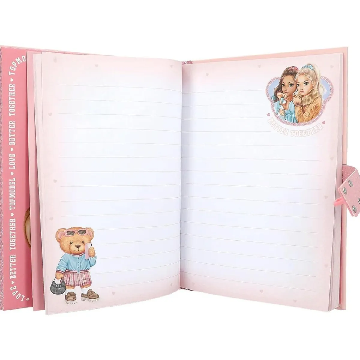 Discount Top Model - Diario con código secreto y sonido team teddy Estilo De Vida