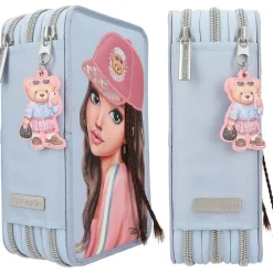 Top Model - Estuche triple Team Teddy Azul*DEPESCHE Sale