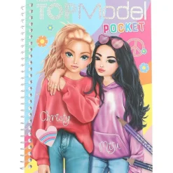 Top Model - Libro de colorear pocket*DEPESCHE Hot