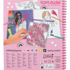 Top Model - Libro para colorear con lentejuelas reversibles*DEPESCHE Online
