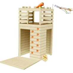Online Torre infantil de madera con rocódromo Columpios