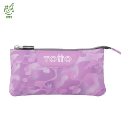 - Estuche escolar camuflaje rosa Tablero*TOTTO Discount