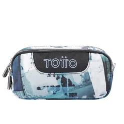 - Estuche escolar dos compartimentos postales y casetes Sobre*TOTTO Outlet