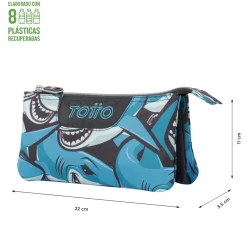 Clearance - Estuche escolar tiburones Tablero Material Escolar