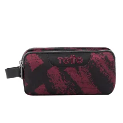 - Estuche escolar tres compartimentos tiza roja Agapec*TOTTO Sale